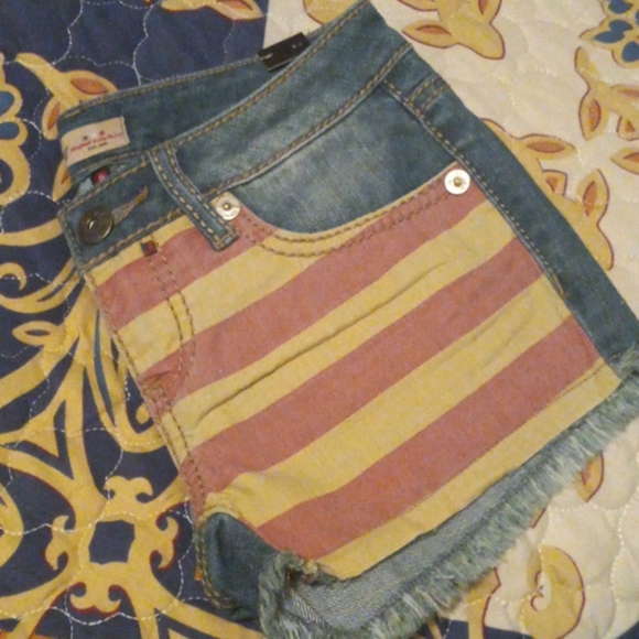 YMI Denim Flag Shorts - Picture 3 of 4